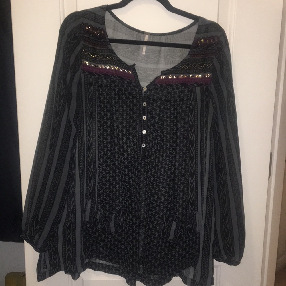 Pheasant Blouse - Free People